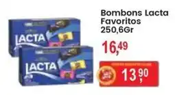 Federzoni Supermercados Bombons lacta favoritos oferta