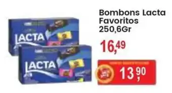 Federzoni Supermercados Bombons lacta favoritos oferta