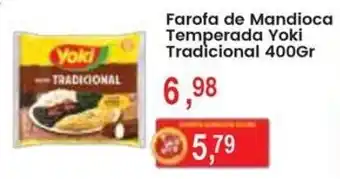 Federzoni Supermercados Farofa de Mandioca Temperada Yoki Tradicional oferta