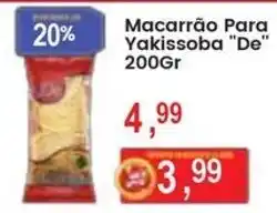 Federzoni Supermercados Macarrão Para Yakissoba "De" oferta