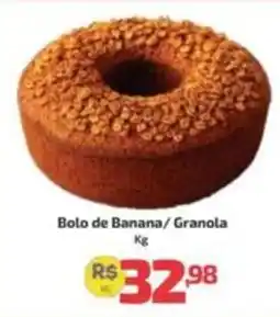 Supermercado Jacomar Bolo de Banana/ Granola oferta