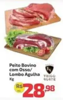 Supermercado Jacomar Peito Bovino com Osso/ Lombo Agulha oferta