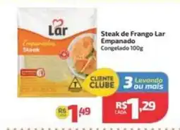 Supermercado Jacomar Steak de frango lar empanado oferta