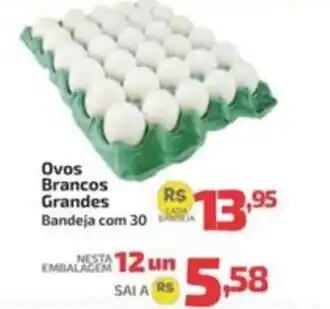 Supermercado Jacomar Ovos Brancos Grandes oferta