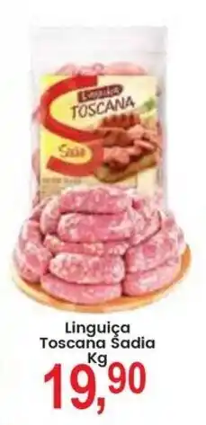 Federzoni Supermercados Linguica Toscana Sadia oferta