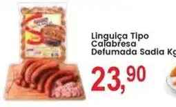 Federzoni Supermercados Linguica Tipo Calabresa Defumada Sadia Kg oferta