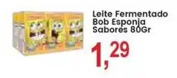 Federzoni Supermercados Leite fermentado bob esponja sabores oferta