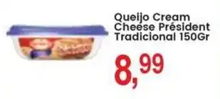 Federzoni Supermercados Queijo cream cheese président tradicional oferta