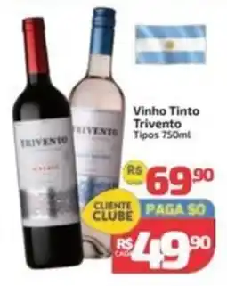Supermercado Jacomar Vinho Tinto Triventro oferta