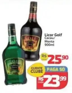 Supermercado Jacomar Licor golf cacao/ menta oferta