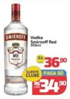Supermercado Jacomar Vodka smirnoff red oferta