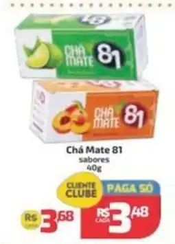 Supermercado Jacomar Chá mate 81 sabores oferta