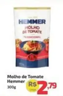 Supermercado Jacomar molho de tomate hemmer oferta