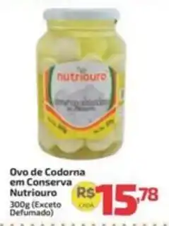 Supermercado Jacomar ovo de codorna em conserva nutriuro oferta