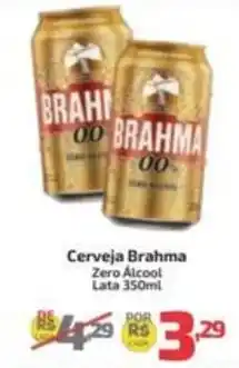 Supermercado Jacomar Cerveja Brahma zero álcool oferta