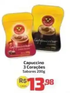 Supermercado Jacomar Capuccino 3 Corações oferta