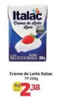 Supermercado Jacomar Creme de Leite Italac oferta