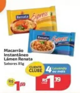 Supermercado Jacomar Macarrão Lámen Renata Sabores oferta