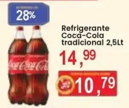 Federzoni Supermercados Refrigerante coca-cola tradicional oferta