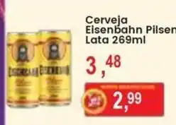 Federzoni Supermercados Cerveja Eisenbahn Pilsen Lata oferta