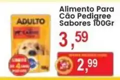 Federzoni Supermercados Alimento Para Cão Pedigree Sabores oferta