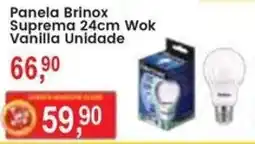 Federzoni Supermercados Panela Brinox Suprema 24cm Wok Vanilla Unidade oferta
