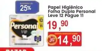 Federzoni Supermercados Papel Higiênico Folha Dupla Personal oferta