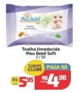 Supermercado Jacomar toalha umedecida meu bebê soft oferta