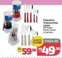Supermercado Jacomar Faqueiro Tramontina oferta