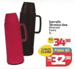 Supermercado Jacomar Garrafa Térmica Use Diversas Cores oferta