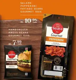 Empório Bahamas Salame pepperoni seara fatiado seara gourmet 100g oferta