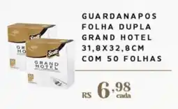 Empório Bahamas guardanapos folha dupla grand hotel oferta