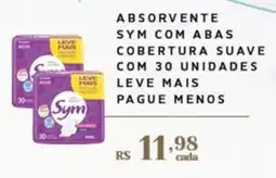 Empório Bahamas absorvente sym com abas cobertura suave oferta