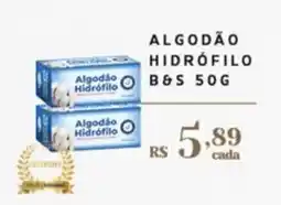 Empório Bahamas algodão hidrófilo b&s 50g oferta