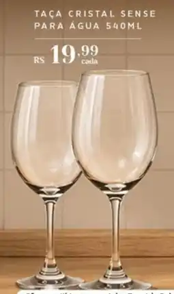 Empório Bahamas Taça cristal sense para água oferta