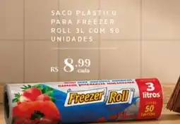 Empório Bahamas Saco plástico para freezer roll oferta