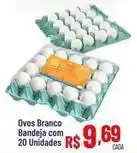 Max Atacadista Ovos branco bandeja com 20 unidades oferta