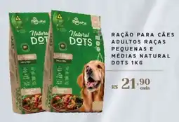 Empório Bahamas Ração para cães adultos raças pequenas e médias natural dots oferta