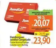 Atacadão Jundiá - hambúrguer congelado oferta