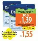 Atacadão Damare - creme culinário vegetal oferta