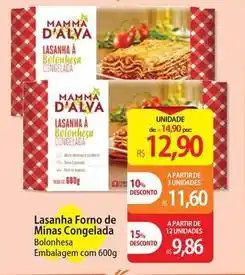 Atacadão Minas - lasanha forno de congelada oferta