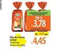 Atacadão Limiar - pão de forma oferta