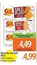 Atacadão Sol - biscoito salt oferta