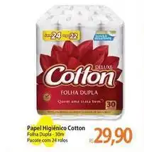 Atacadão Cotton - papel higiênico oferta