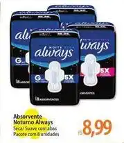 Atacadão Always - absorvente noturno oferta