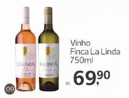 Supermercados Jau Serve Vinho Finca La Linda oferta