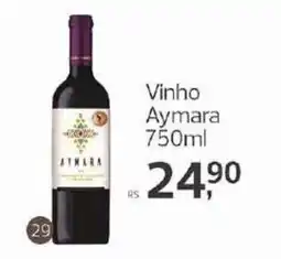Supermercados Jau Serve Vinho Aymara oferta