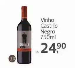 Supermercados Jau Serve Vinho Castillo Negro oferta
