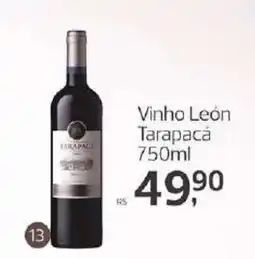 Supermercados Jau Serve Vinho León Tarapacá oferta