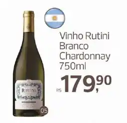 Supermercados Jau Serve vinho rutini branco chardonnay oferta